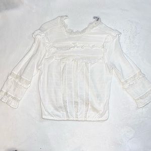 Express Woman’s Ivory Lace Top! Size XS